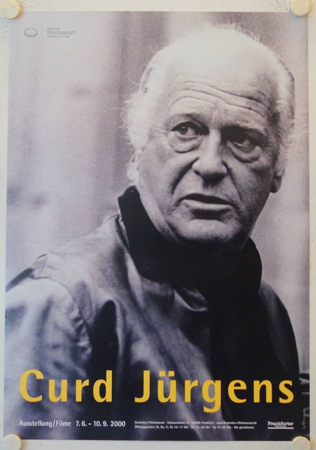 Curd Juergens original release german exhibition poster